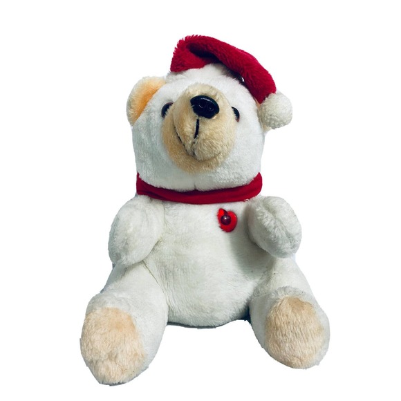 Musical christmas teddy bear